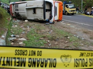 Korban Tewas Kecelakaan Rombongan Olimpiade di Tol Cipali Bertambah