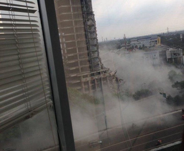 Ini Penyebab Gedung di Bintaro Roboh