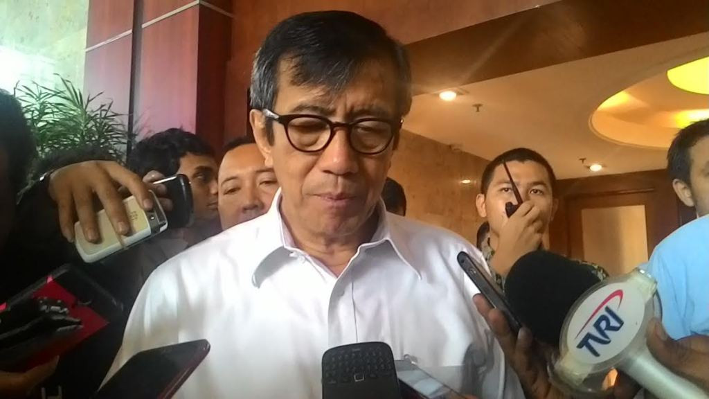 Menteri Hukum dan HAM Yasonna Laoly--Metrotvnews.com/Meilikhah