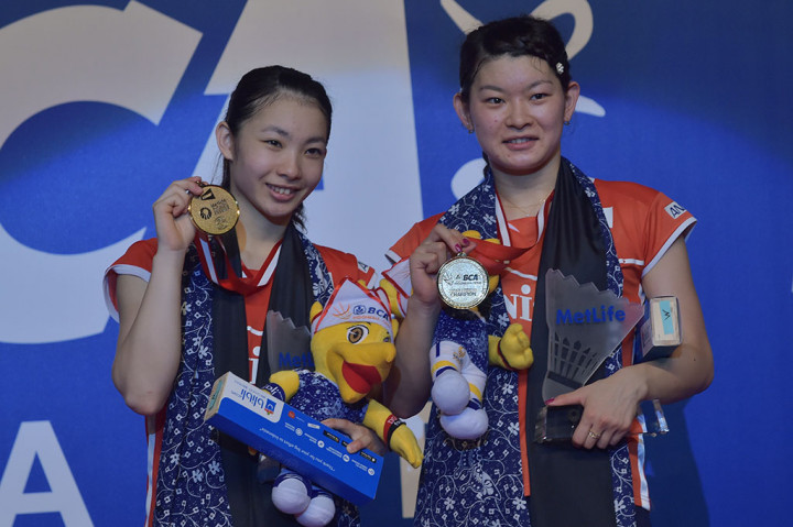 Ganda Putri Jepang Juara Indonesia Terbuka