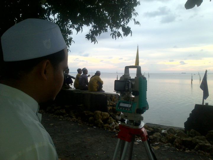 Lokasi Pengamatan Hilal di Bangkalan Diliputi Mendung