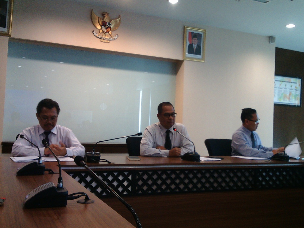 Jumpa pers di Kantor Perwakilan BI Solo, Jateng, Senin (6/6/2016). (Metrotvnews.com/Pythag Kurniati)