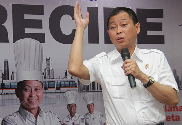 Menteri Perhubungan Ignasius Jonan. Foto: Antara/David