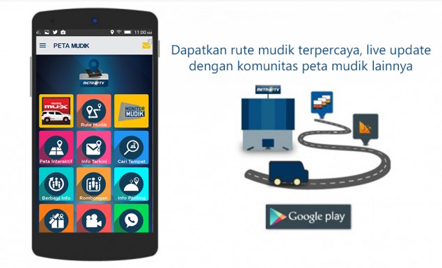 Peta Mudik Metro TV, Asisten Digital Saat Pulang Kampung