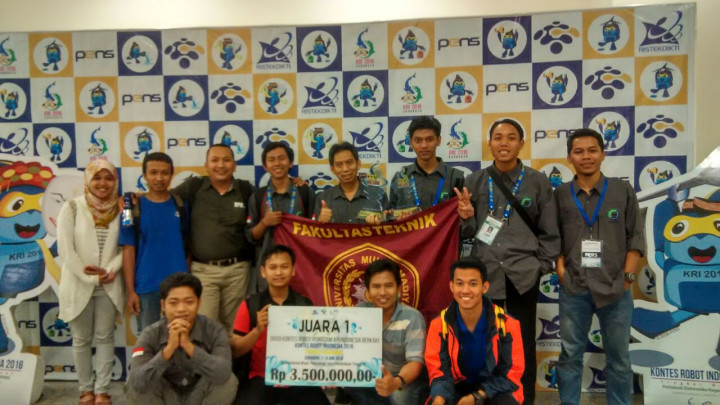 Mahasiswa Teknik UMM Wakili Indonesia di Kontes Robot Dunia