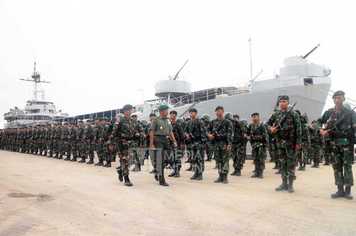 Pasukan Yonif 641/Raider Diberangkatkan ke Perbatasan Timor Leste