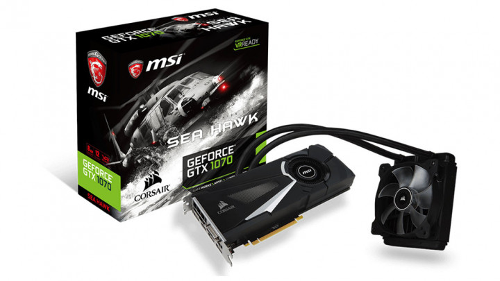 MSI Kenalkan Kartu Grafis Hibrida GeForce GTX 1070 Sea Hawk X