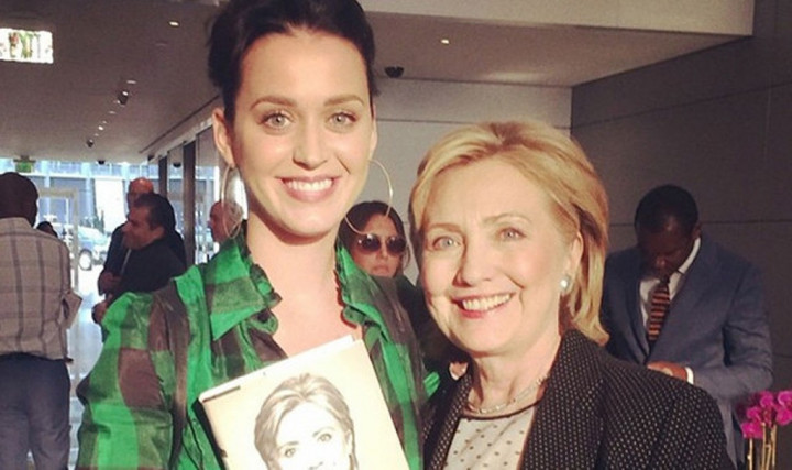 Katy Perry dan Lady Gaga Dukung Hillary Clinton Jadi Presiden AS