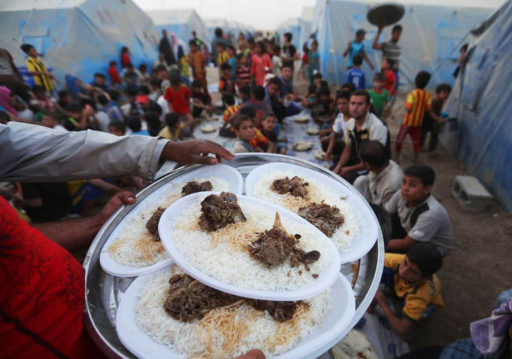 Ilustrasi berbagi Ramadan. (Foto: Dailysabah)