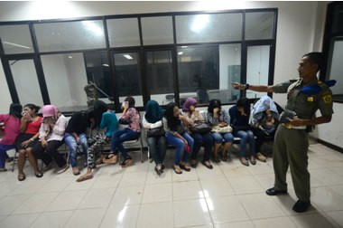 Belasan PSK Ditangkap di Bogor