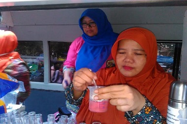 Petugas Temukan Sirup Cincau Mengandung Pewarna Sintetis