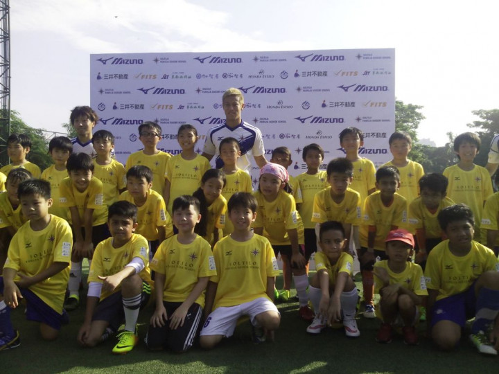 Momen-momen Keisuke Honda Adakan Soccer Clinic di Jakarta