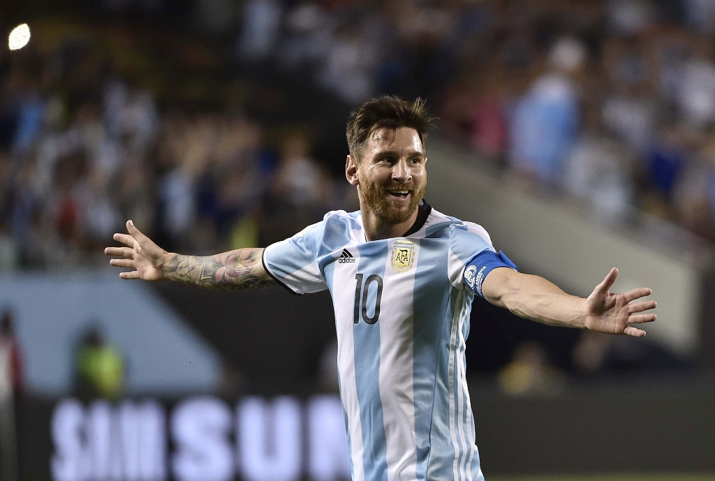 Lionel Messi mencetak hattrick ke gawang Panama (Foto:AFP)