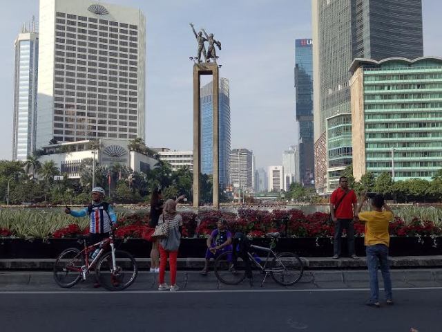 CFD Jakarta Sepi di Pekan Pertama Ramadan