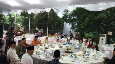 Menteri Kabinet Indonesia Bersatu I & II Kumpul di Puri Cikeas