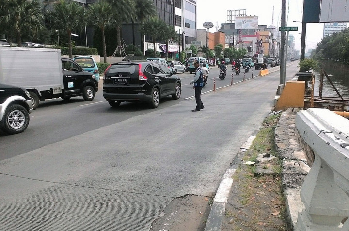 Hari Kedua, Koridor I TransJakarta Steril Kendaraan Pribadi