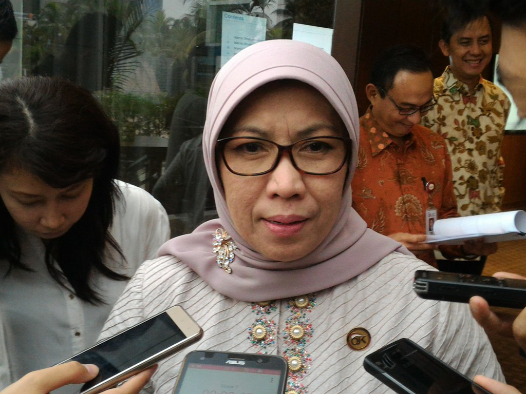 Kepala Eksekutif Pengawas Pasar Modal OJK, Nurhaida. (FOTO: MTVN/Eko Nordiansyah)