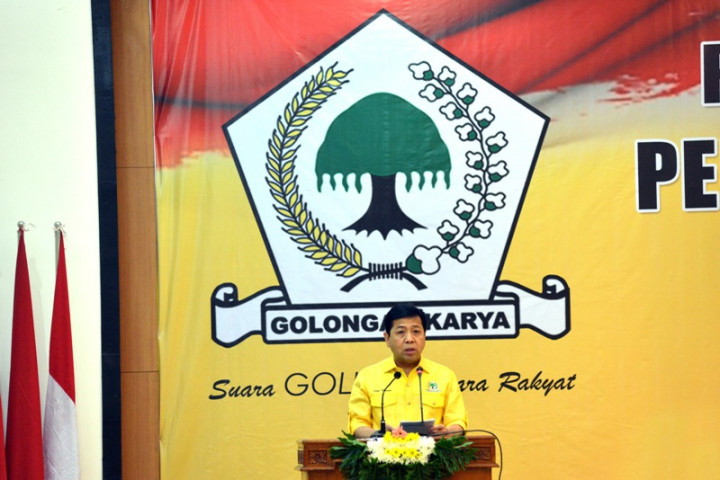 Novanto Kerahkan Fraksi Golkar Dukung Putusan Presiden Calonkan Tito karnavian