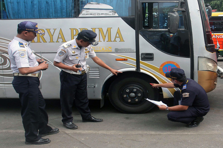 Bus untuk Mudik Mulai Dicek