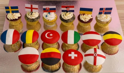 Cafe in Semarang Sells Euro 2016 Cupcakes