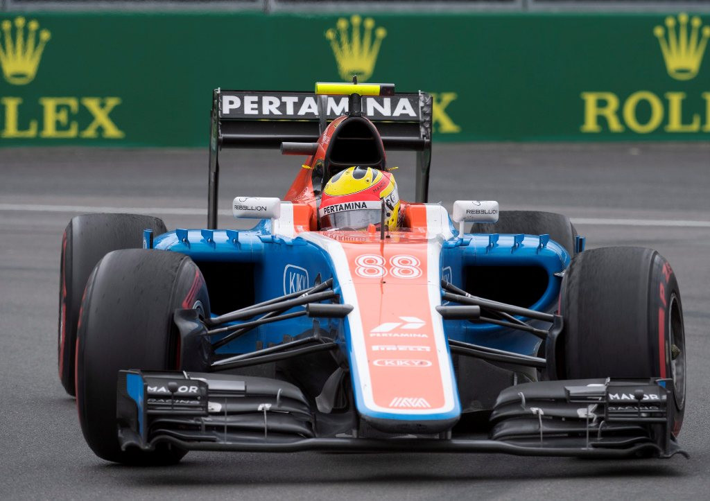 Rio Haryanto saat tampil di GP Kanada (Foto: AP/(Jacques Boissinot)