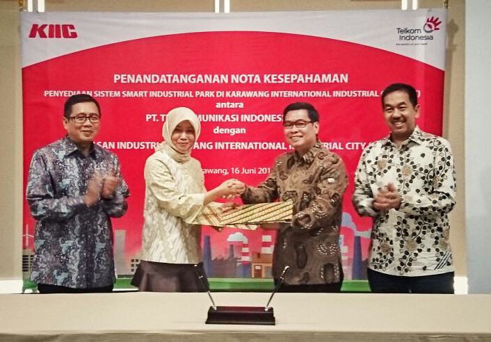 Telkom Dukung Smart Industrial Park di Karawang International Industrial City