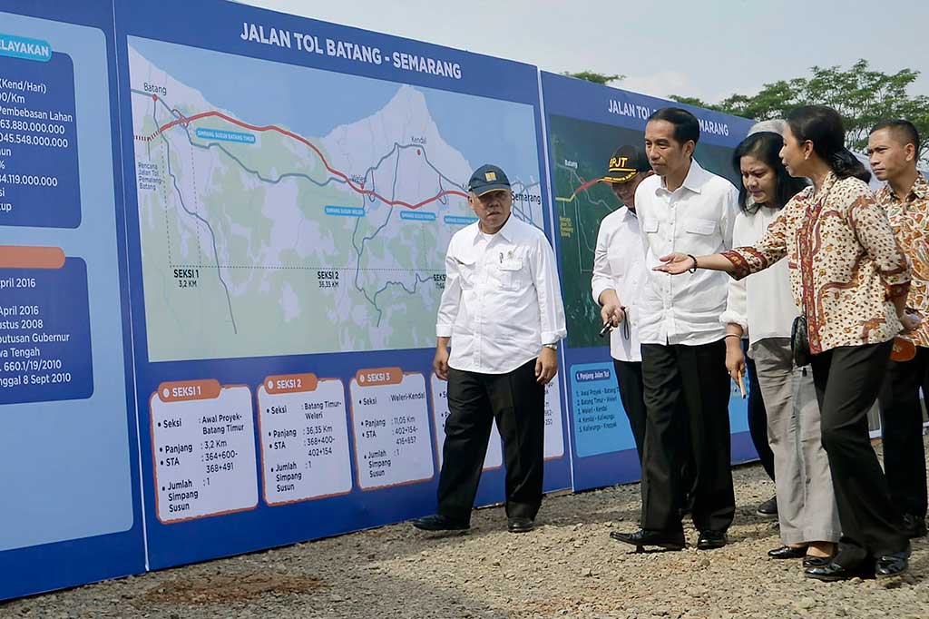 Presiden Ground Breaking Tol Pemalang-Batang dan Batang-Semarang
