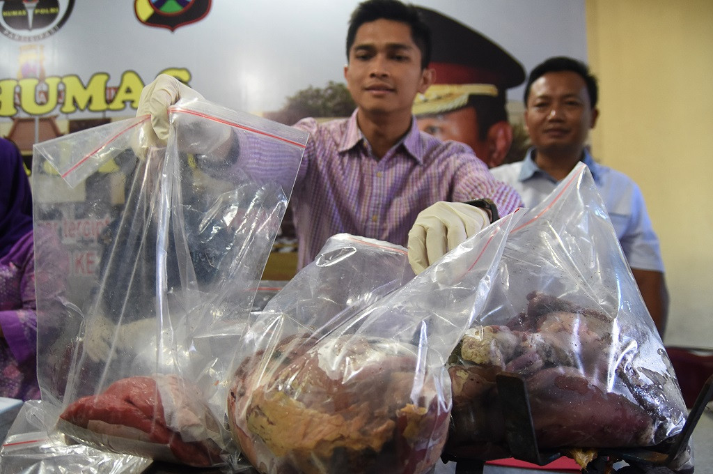 Daging sapi dioplos celeng diungkap Polda Jatim, Ant - M Risyal Hidayat