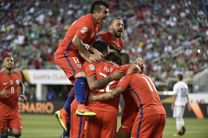 Chile Pesta Gol ke Gawang Meksiko