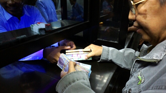 Penukaran Uang di BI Semarang Masih Sepi