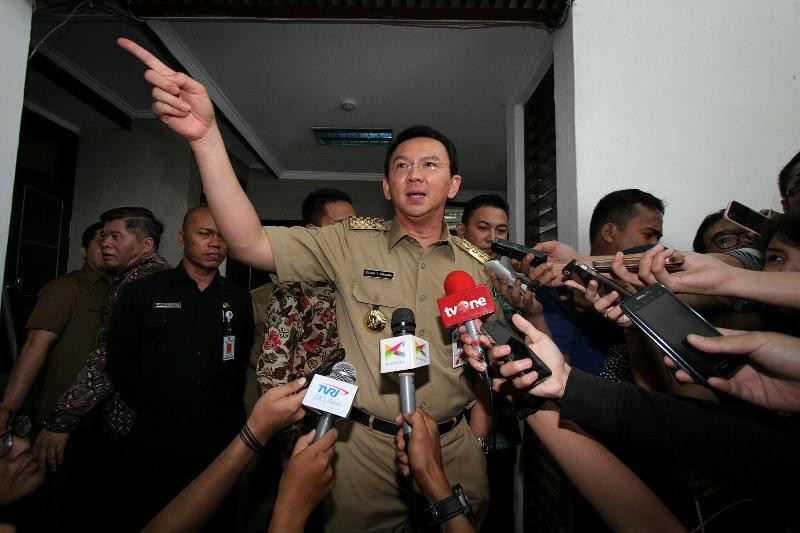 Gubernur Provinsi DKI Jakarta, Basuki Tjahaja Purnama. (Foto:MI/Arya)