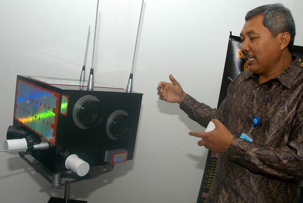 Ilustrasi. satelit Lapan-A2 di Pusat Teknologi Satelit Lapan di Rancabungur, Bogor, Jabar, Jumat (31/8). FOTO ANTARA/Jafkhairi.