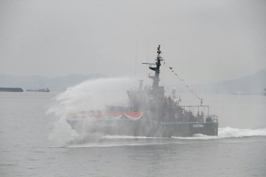 Kapal Bea Cukai. (Metrotvnews.com/ist)