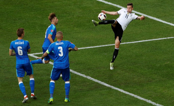 Ilustrasi Gol: Tiga Gol Jerman Singkirkan Slovakia