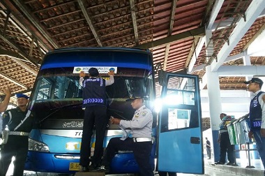 Pemkot Peringatkan Bus Mudik yang Lampunya Mati