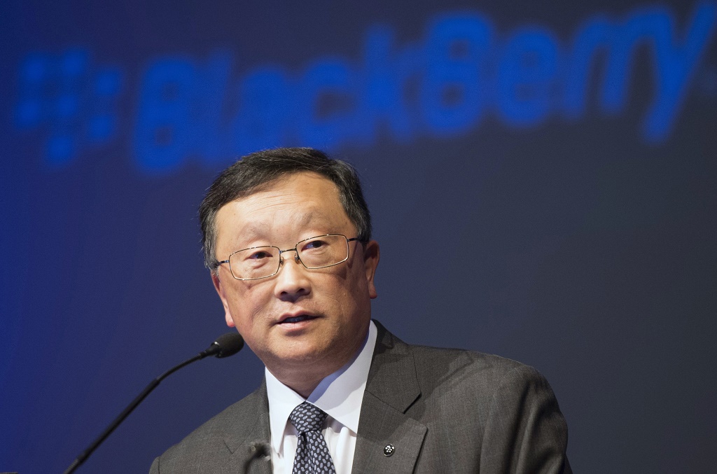 CEO BlackBerry, John Chen. (Frank Gunn/The Canadian Press via AP)