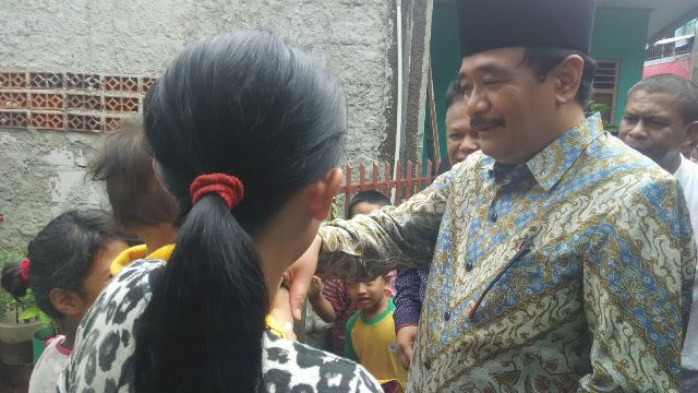 Djarot Pantau Kawasan Jalan Tambak