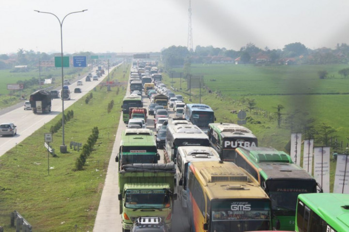 Rekor Kepadatan Tahun Lalu Pecah di Tol Cipali