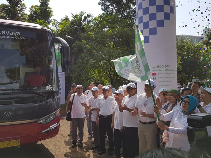 BPJS Ketenagakerjaan Berangkatkan 1.000 Pegawai dan Keluarga