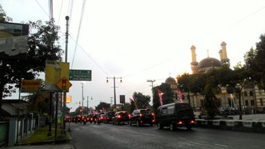 Kendaraan Berplat Luar Kota Mulai Memasuki Klaten