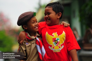 Pramuka Ekspresikan Semangat Pancasila Lewat Foto