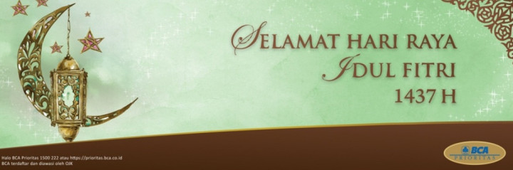Layanan Terbatas BCA Selama Idul Fitri