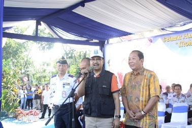 93 Bus Mudik Gratis di Jawa Timur Diberangkatkan