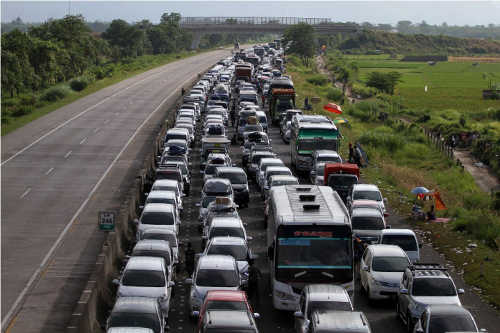 Korlantas Polri Akui Kesulitan Urai Kemacetan di Pintu Tol Brebes Timur
