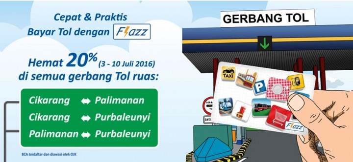 Mudik Makin Lengkap dengan FLAZZ-Diskon 20% Tol Cipali