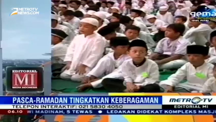 ??Pasca-Ramadan Tingkatkan Keberagaman
