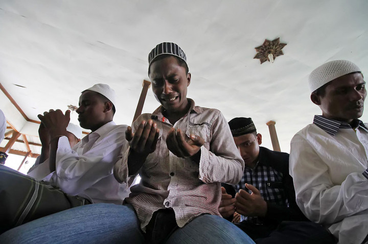 Salat Id Pengungsi Rohingya