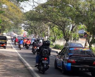 Jalur Solo-Ngawi Masih Diwarnai Gelombang Pemudik