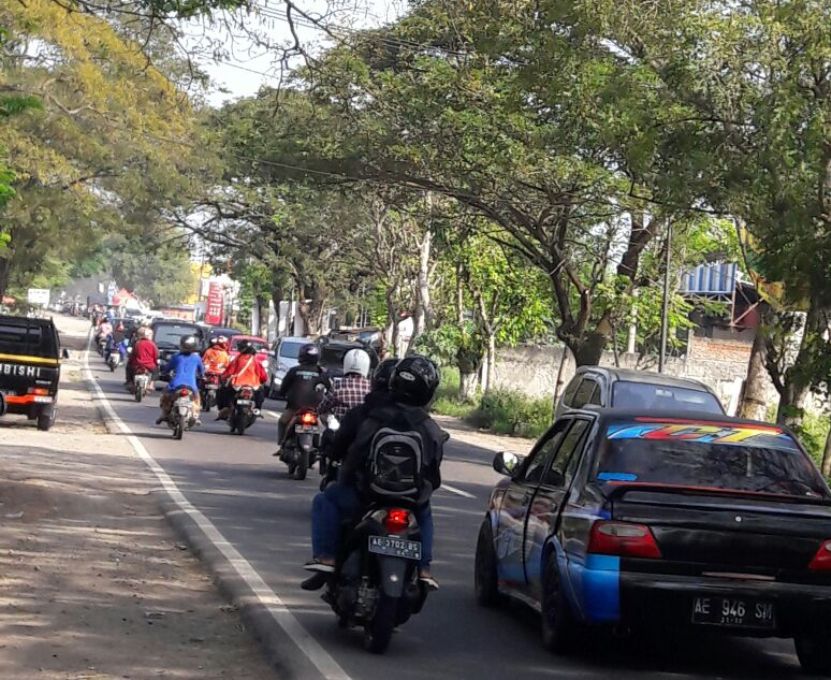 Jalur Ngawi-Solo terpantau ramai lancar, Kamis (7/7/2016)/Pupung Fajar Pamungkas
