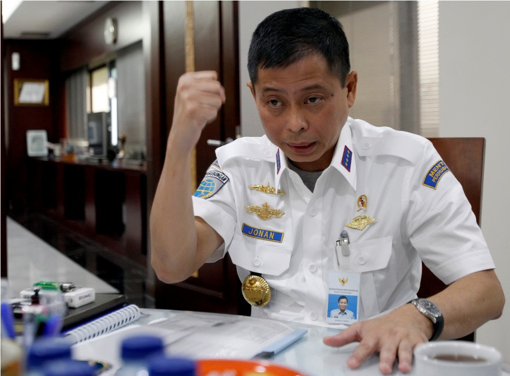 Menteri Perhubungan Ignasius Jonan--MI/Adam Dwi